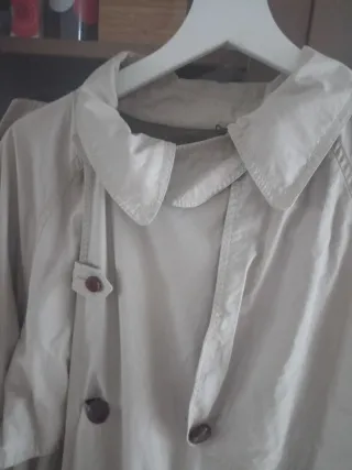 Gabardina Unisex Beige