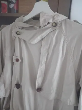 Gabardina Unisex Beige