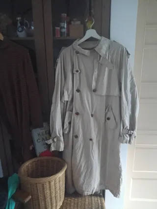 Gabardina Unisex Beige