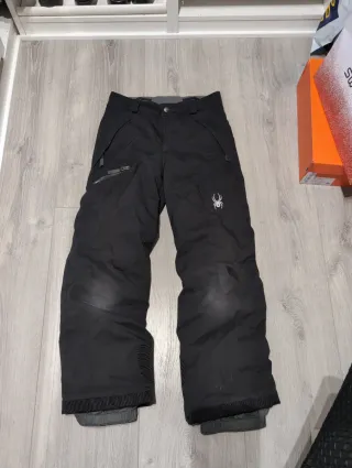 Pantalón esquí Spyder Talla 12 Negro