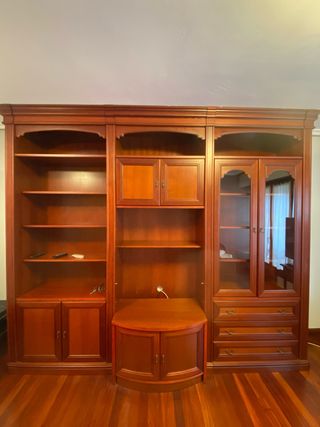 Mueble salón madera