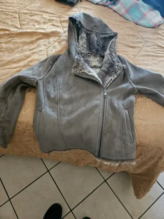 Giacca marrone/grigia taglia 42