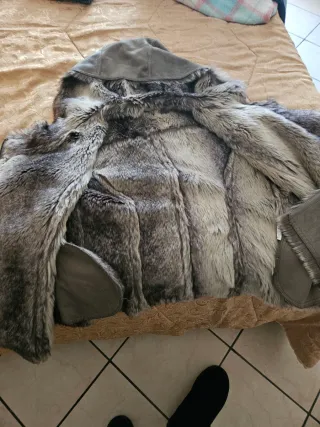 Giacca marrone/grigia taglia 42