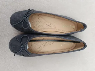 Manoletinas niña T36 grises NUEVAS