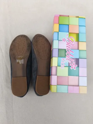 Manoletinas niña T36 grises NUEVAS