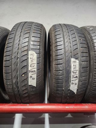 2 Neumáticos Pirelli 195 65 15 91V