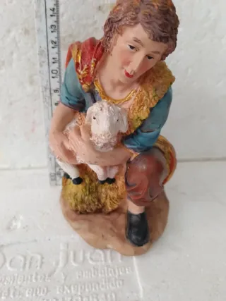 Pastore presepe resina