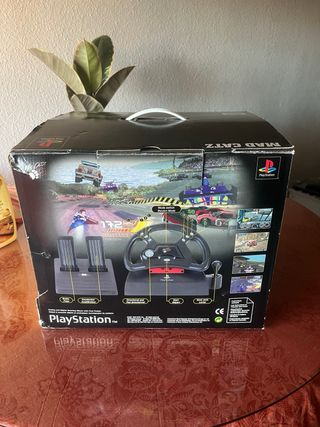 Volante y pedales Mad Catz PS1