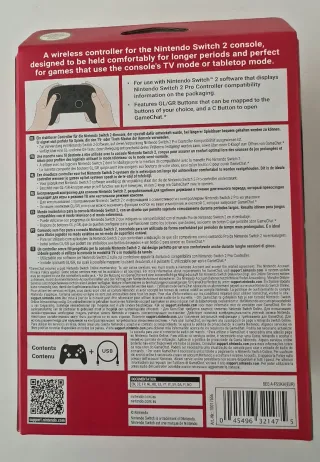 Mando Nintendo Switch Pro Controller Negro/Gris