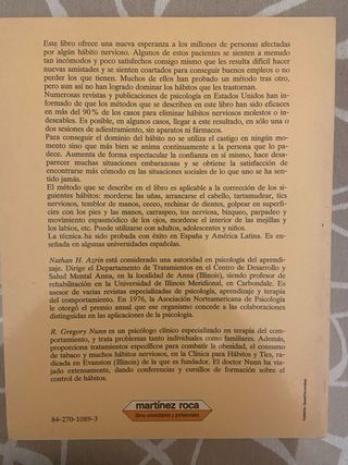 Tratamiento de hábitos nerviosos