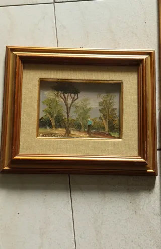 Set 3 Quadri Dipinti a Olio