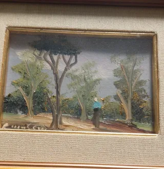 Set 3 Quadri Dipinti a Olio