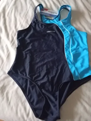 Bañador mujer Sesto Senso turquesa y azul