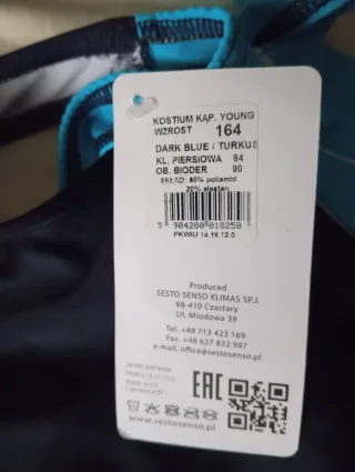 Bañador mujer Sesto Senso turquesa y azul