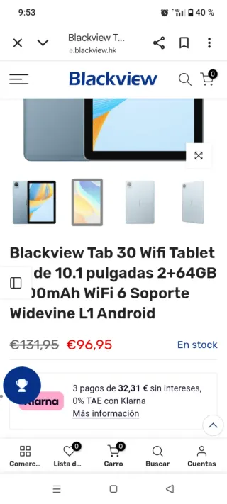 Blackview Tab 30 Wifi Tablet
