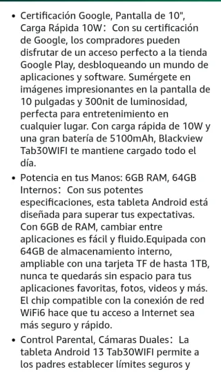 Blackview Tab 30 Wifi Tablet