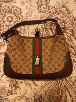 Bolso Gucci Marrón y Beige Original