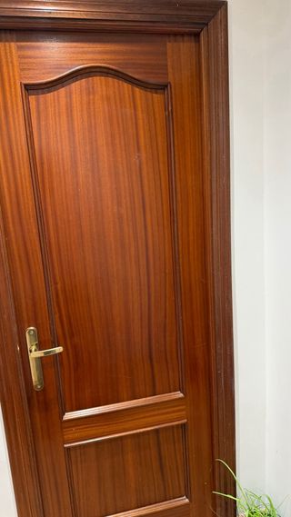 Puerta de madera interior