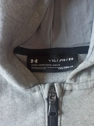 Sudadera Under Armour Gris talla YXL