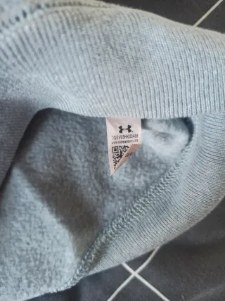 Sudadera Under Armour Gris talla YXL