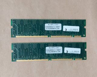2 banchi sdram Infineon PC133 128MB (tot 256MB)