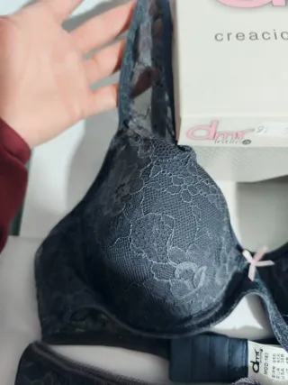 Conjunto sujetador y braga DMR talla 95B