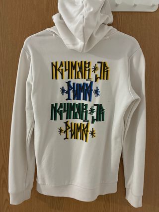 Sudadera Puma Neymar Blanca talla 11-12  152cm