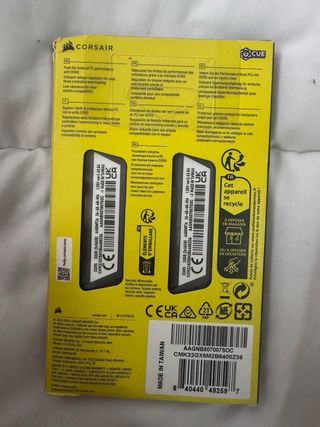 Memoria RAM Corsair Vengance 32GB DDR5 6400MHz