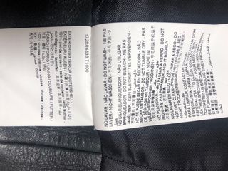 Falda Bimba y Lola Piel Cordero Talla 38 negra