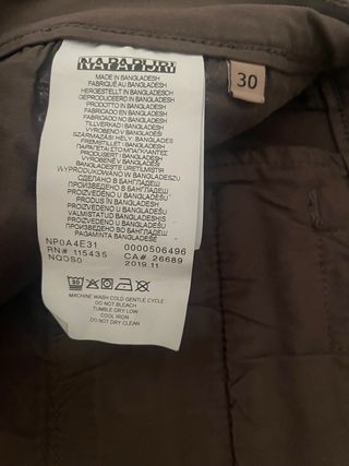 Pantalón cargo Napapijri gris marengo