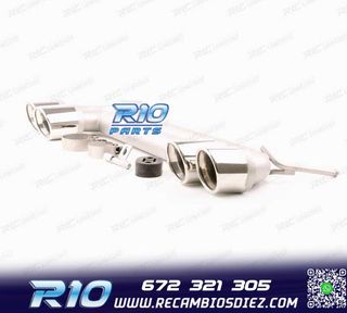 ESCAPE CON COLAS BMW F30 F31 LOOK M DOBLE