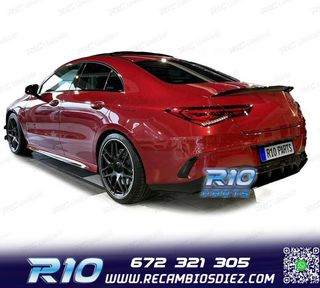 DIFUSOR MERCEDES CLA C118 19- AMG NEGRO BRILLO + COLAS ESCAP