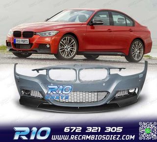 PARAGOLPES DELANTERO BMW F30 F31 LOOK M PERFORMANCE PDC