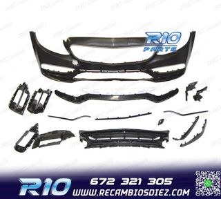PARAGOLPES DELANTERO MERCEDES CLASE C W205 18-21 LOOK AMG C6
