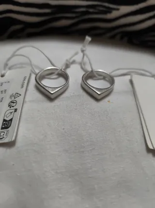 Anillos COS plateados