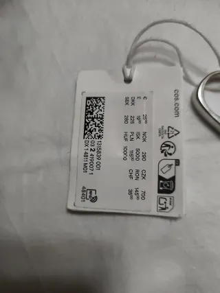 Anillos COS plateados