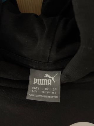 Sudadera Puma Neymar NJR Negra talla 11-12 152cm