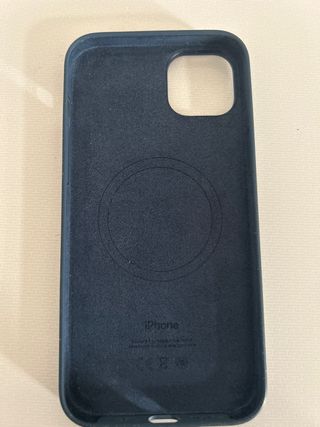 Cover iPhone 14 Plus Silicone Apple Blu Notte