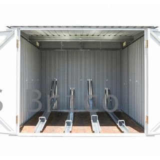 Caseta Metálica Guarda Bicicletas 202x196x140 cm - Duramax