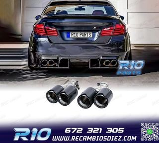 COLAS ESCAPE BMW LOOK M PERFORMANCE CROMO CARBONO