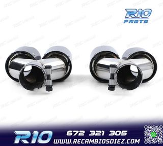 COLAS ESCAPE BMW LOOK M PERFORMANCE CROMO CARBONO