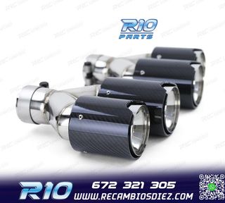 COLAS ESCAPE BMW LOOK M PERFORMANCE CROMO CARBONO