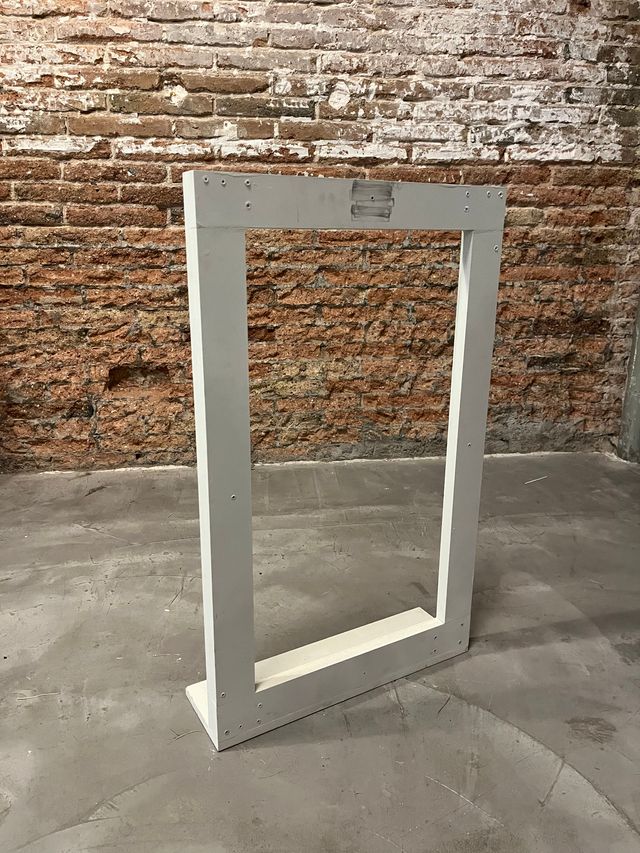 Marco de madera blanco