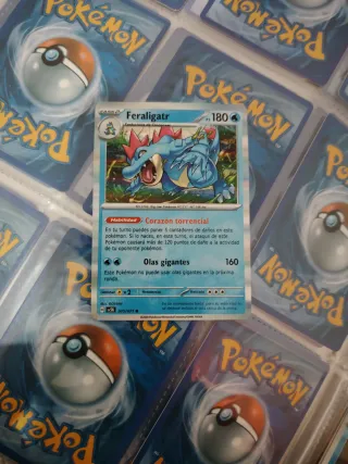Carta Pokémon Feraligatr Corazón torrencial