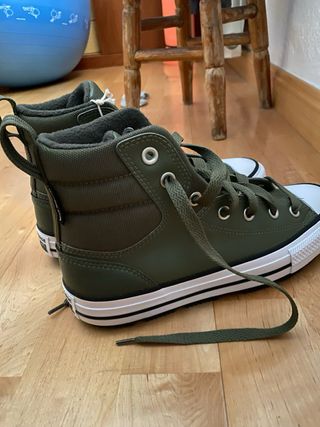 Converse caña alta verde T39