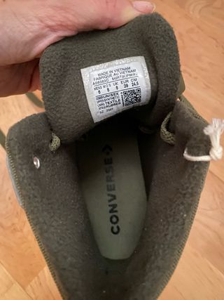 Converse caña alta verde T39