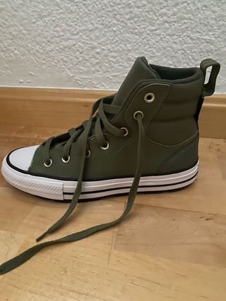 Converse caña alta verde T39