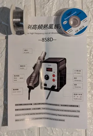 LEFAVOR 858D Desoldador Aire Caliente