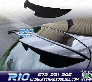 ALERON SPOILER SEAT LEON II 09-12 LOOK CUPRA NEGRO BRILLO