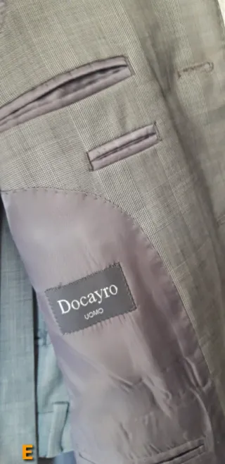 Traje de hombre gris E